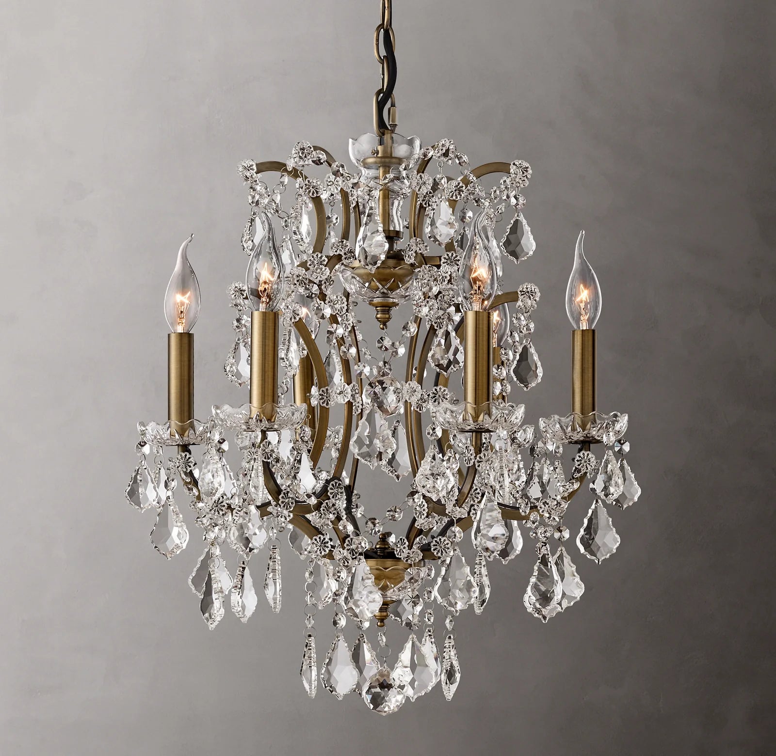 Candelabra Crystal Chandelier - Rococo