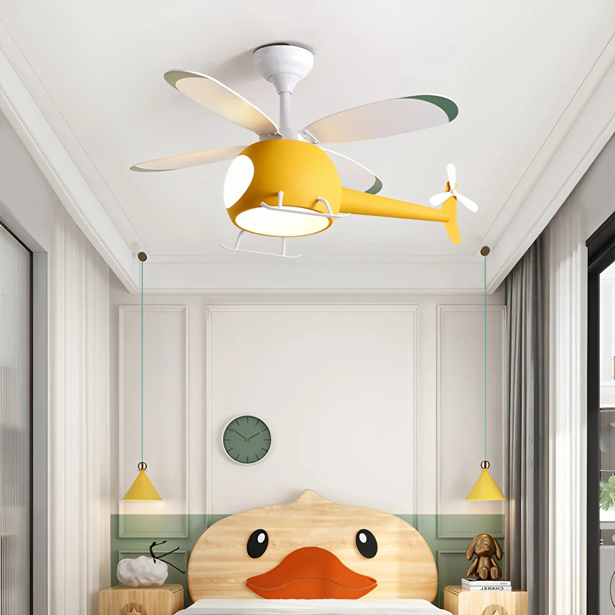 Deckenventilator-Flugzeuglampe für Kinderzimmer