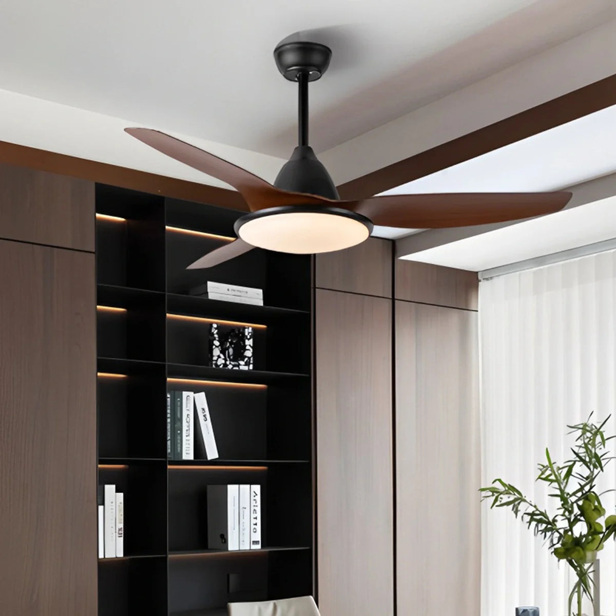Amerikanischer Retro-Deckenventilator mit Beleuchtung