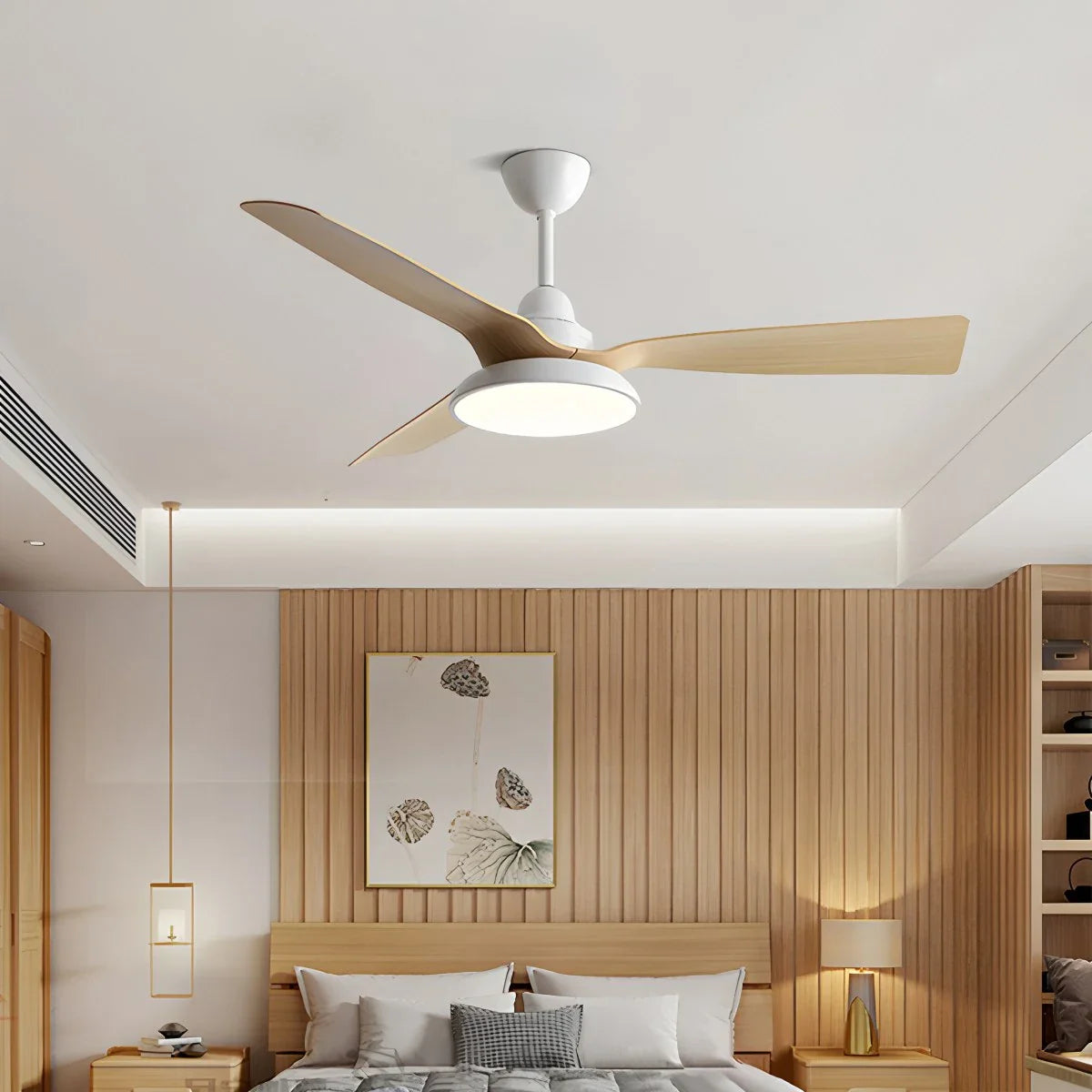 Amerikanischer Retro-Deckenventilator mit Beleuchtung