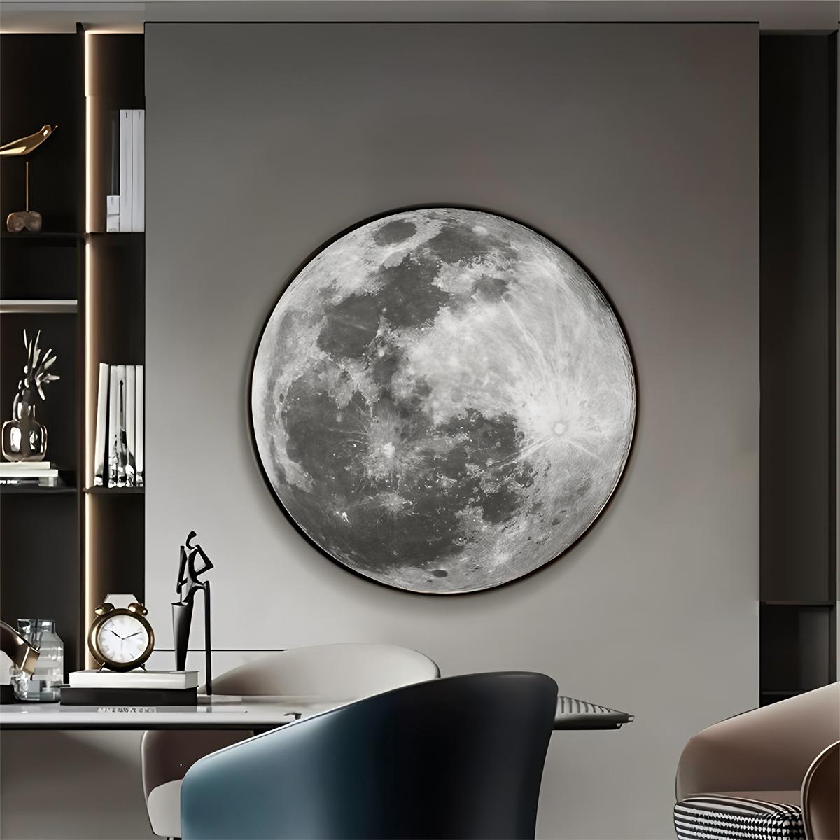 Astro Mond Wandleuchte Beleuchtete Kunst