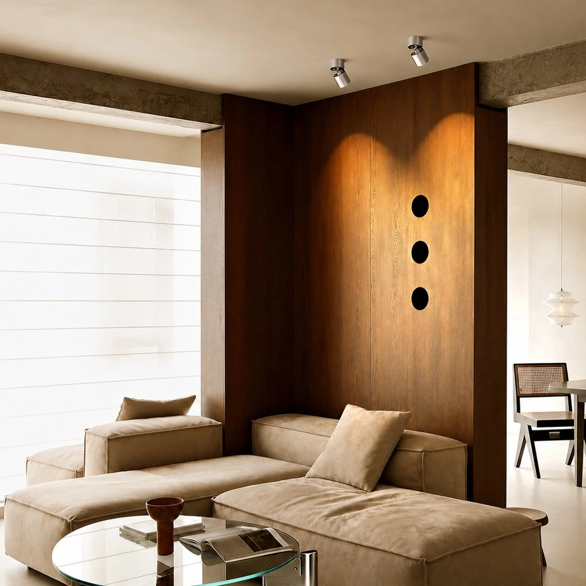 Bauhaus aufputzmontierbarer, klappbarer Strahler