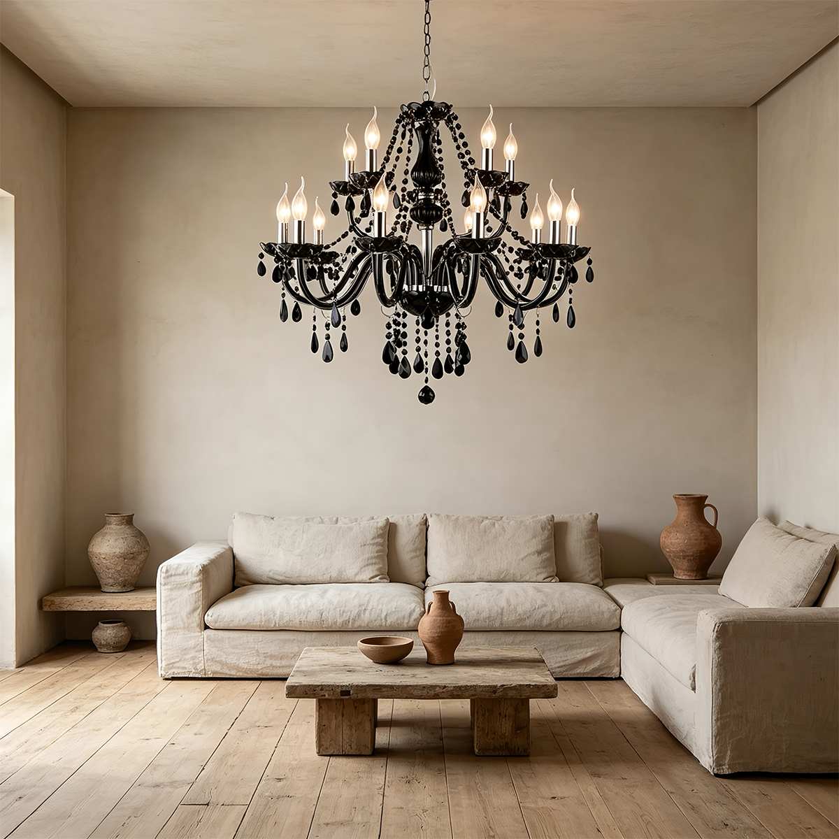 Brigitte Chandelier - Schwarz