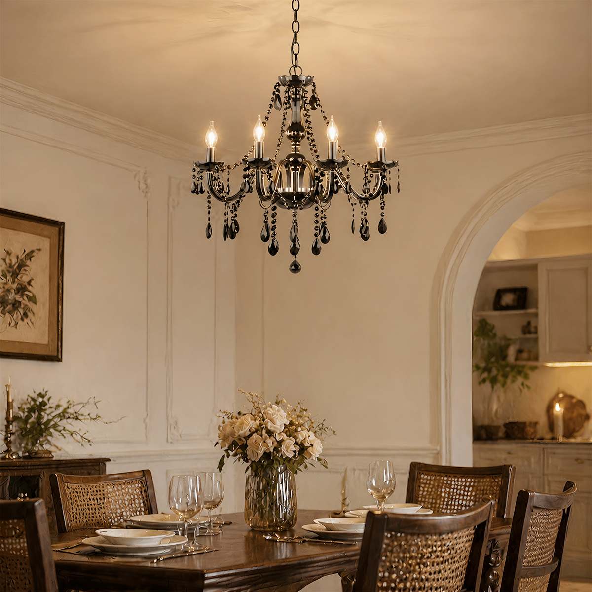 Brigitte Chandelier - Schwarz