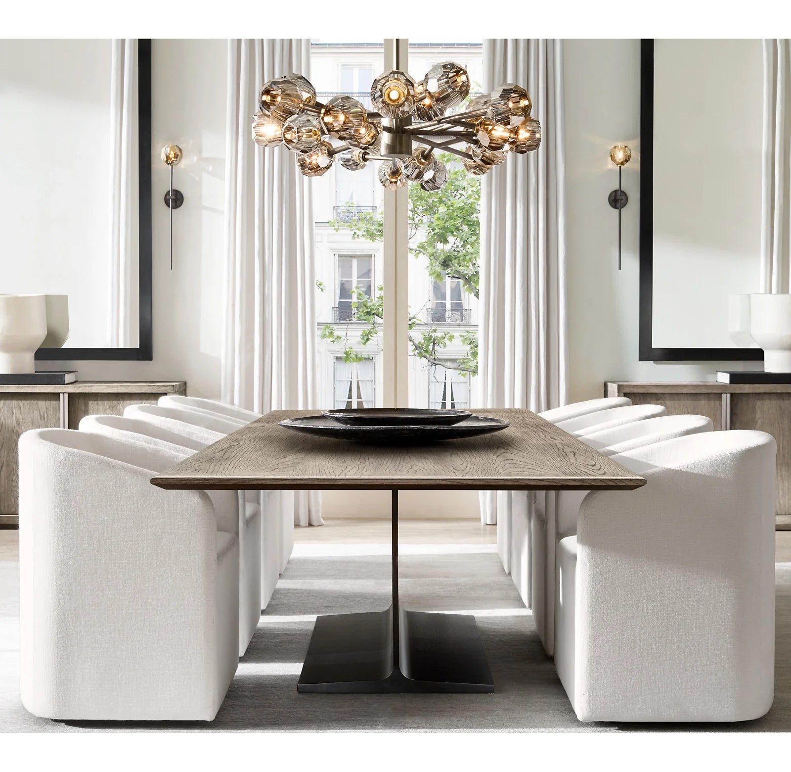 Crystal Arm Chandelier – Boule