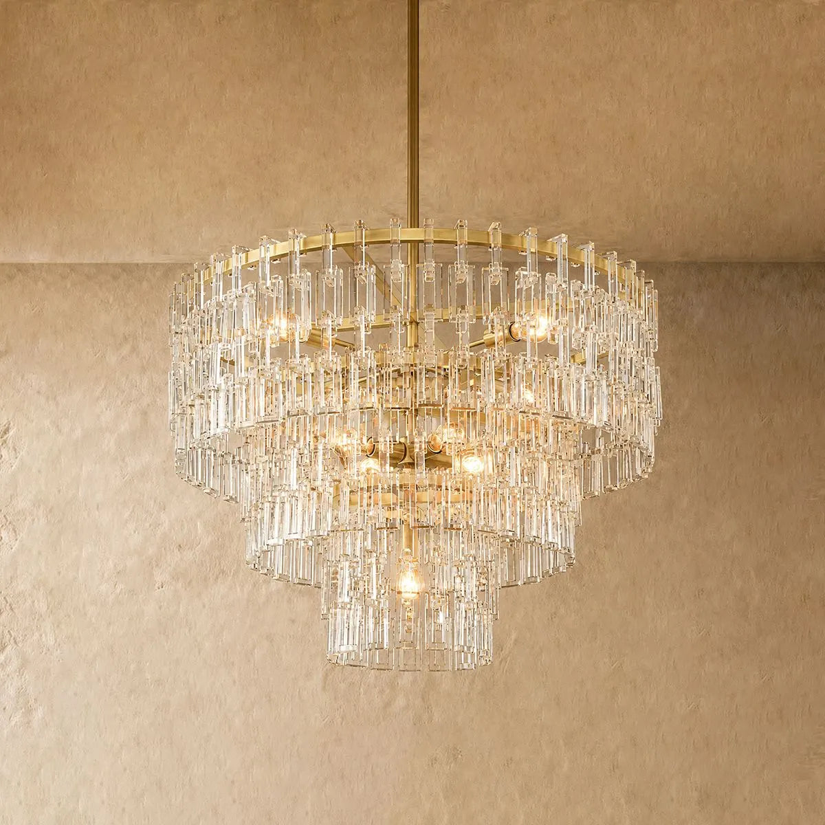 Chain Crystal Tiered Chandelier - Marignan