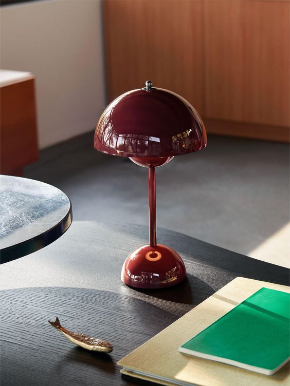 Modern Cordless Dome Table Lamp