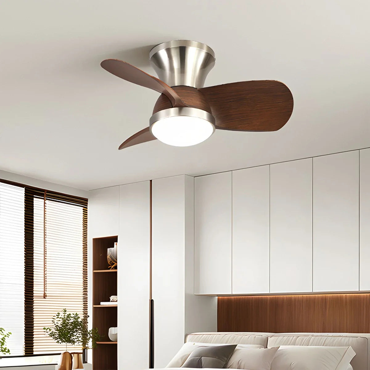 Einfache Deckenventilatorlampe für Kinderzimmer