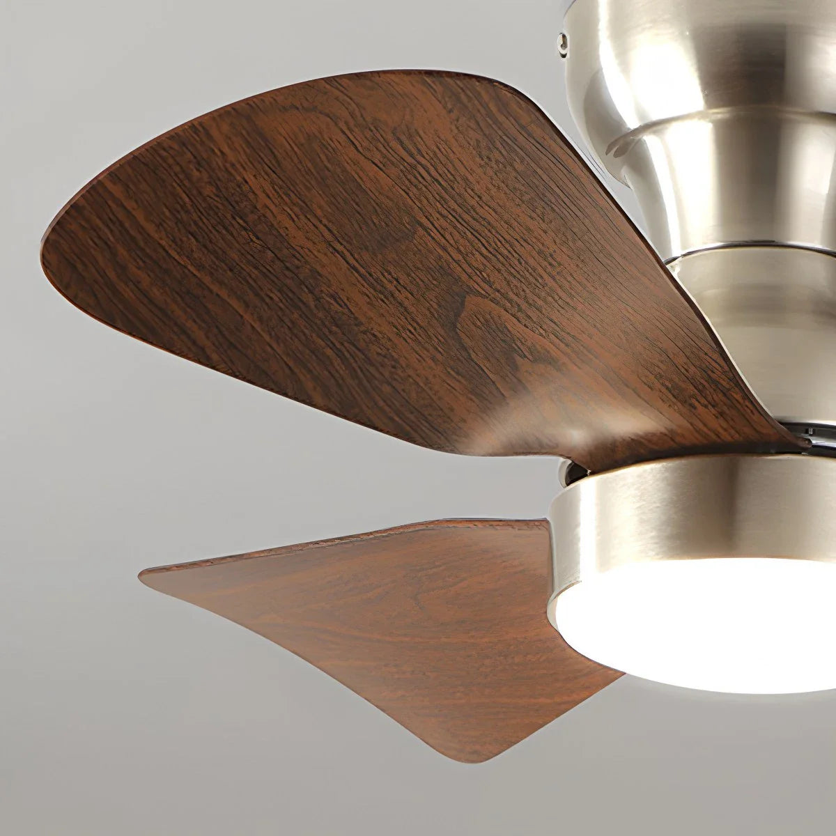 Kleine Deckenventilatorlampe für den Innenbereich mit Fernbedienung