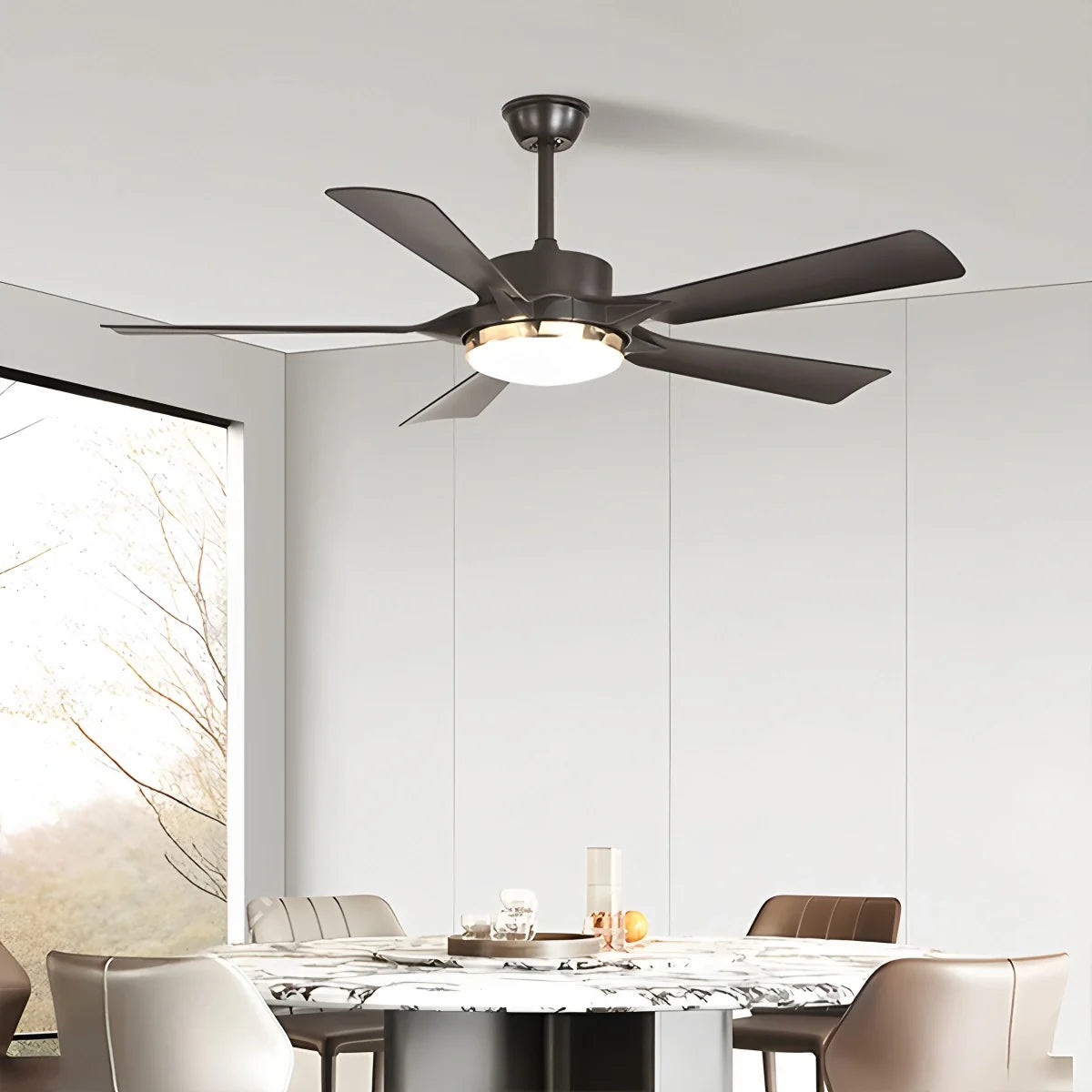 Dimmbarer Deckenventilator mit Licht & Fernbedienung