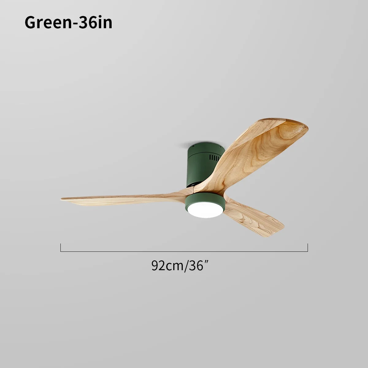 Deckenventilatorlampe im Mid-Century Modern Stil (Hugger)