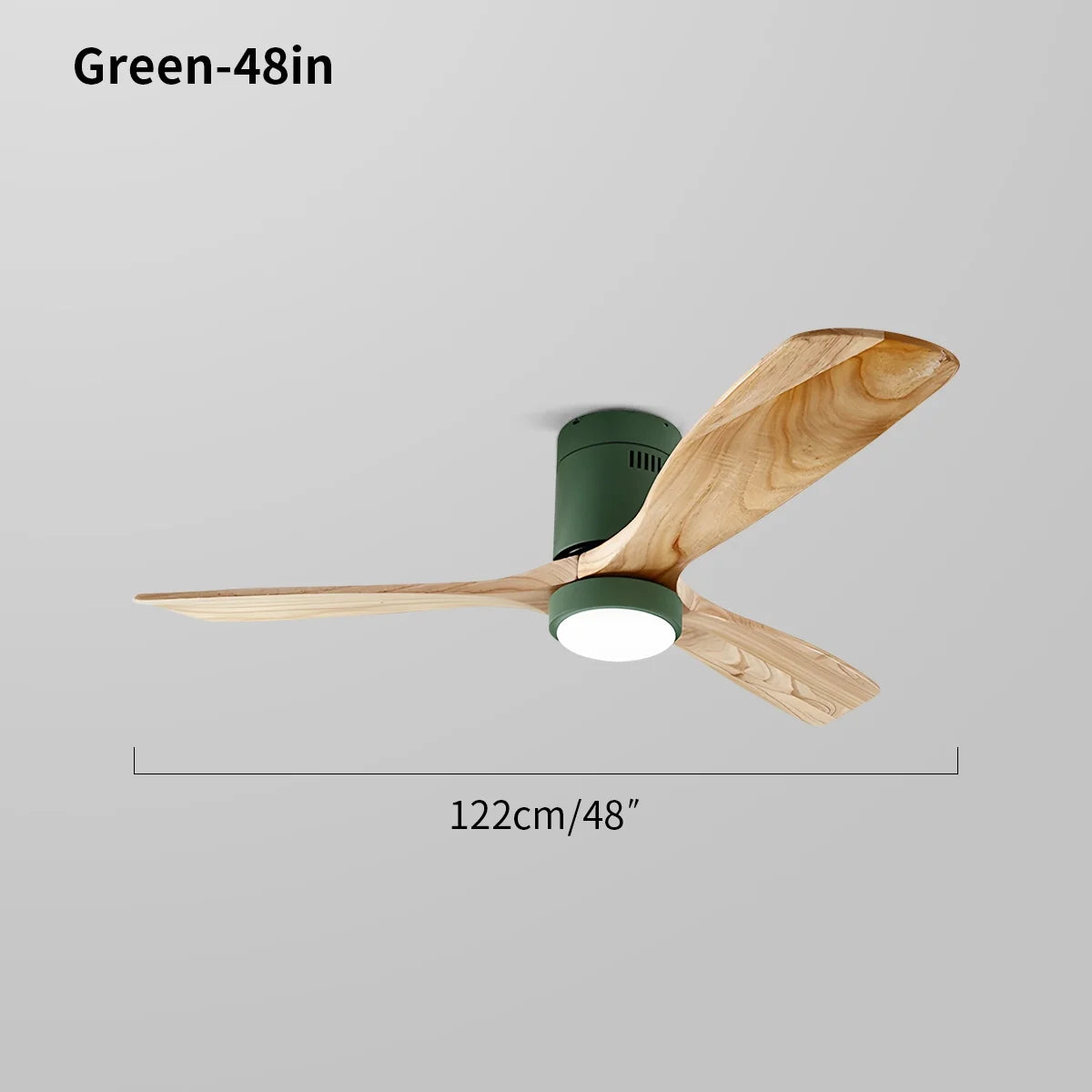 Deckenventilatorlampe im Mid-Century Modern Stil (Hugger)