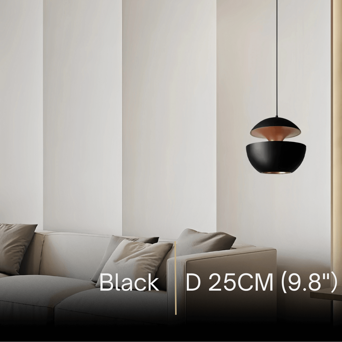 Irondale Modern Globular Pendant Light 