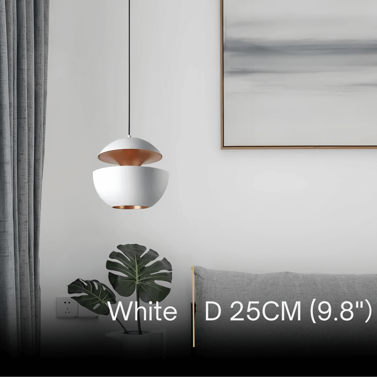 Irondale Modern Globular Pendant Light 