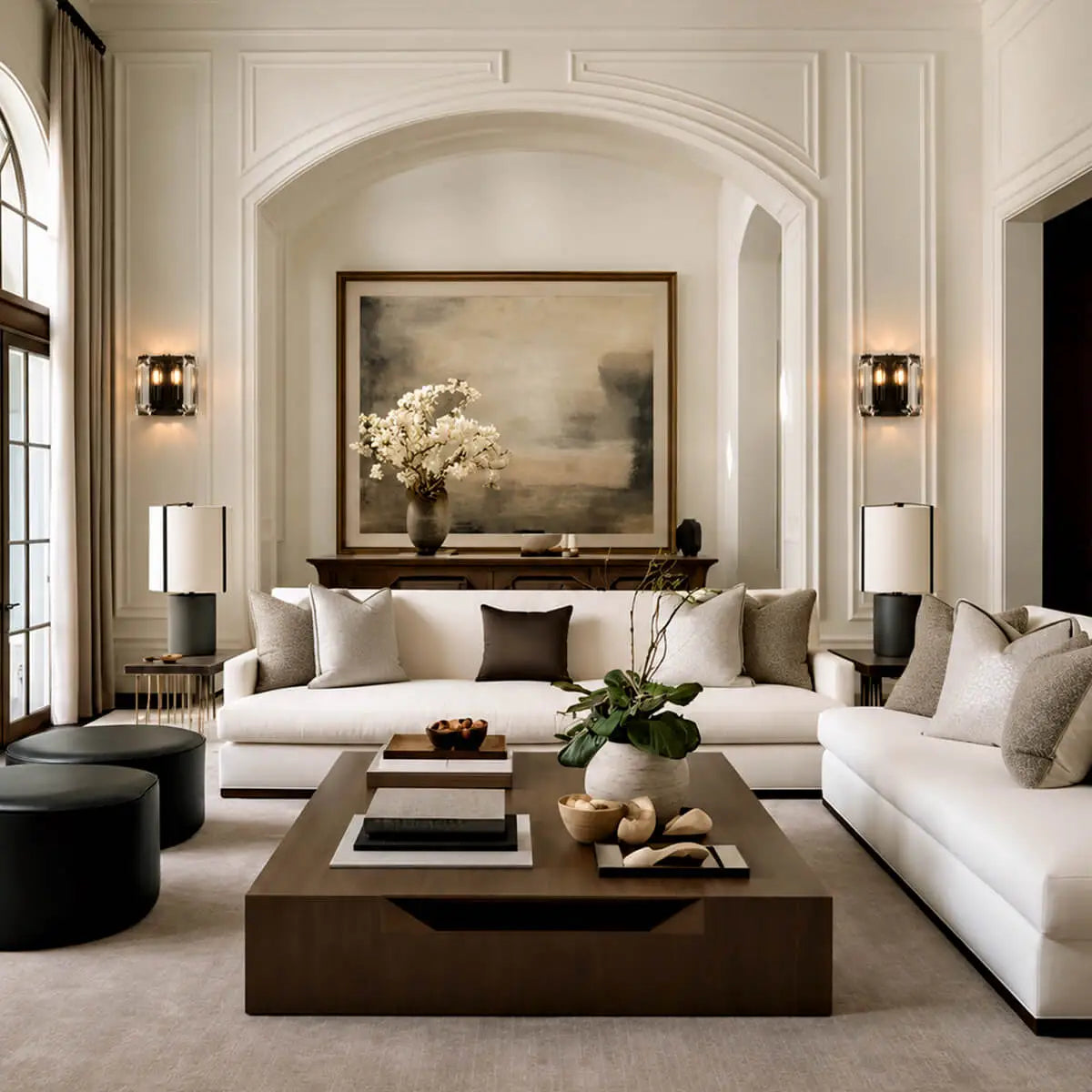 Luxury Brass Crystal Sconce