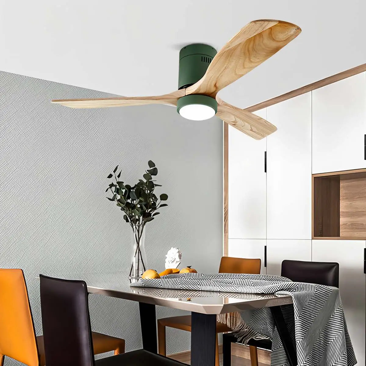 Deckenventilatorlampe im Mid-Century Modern Stil (Hugger)