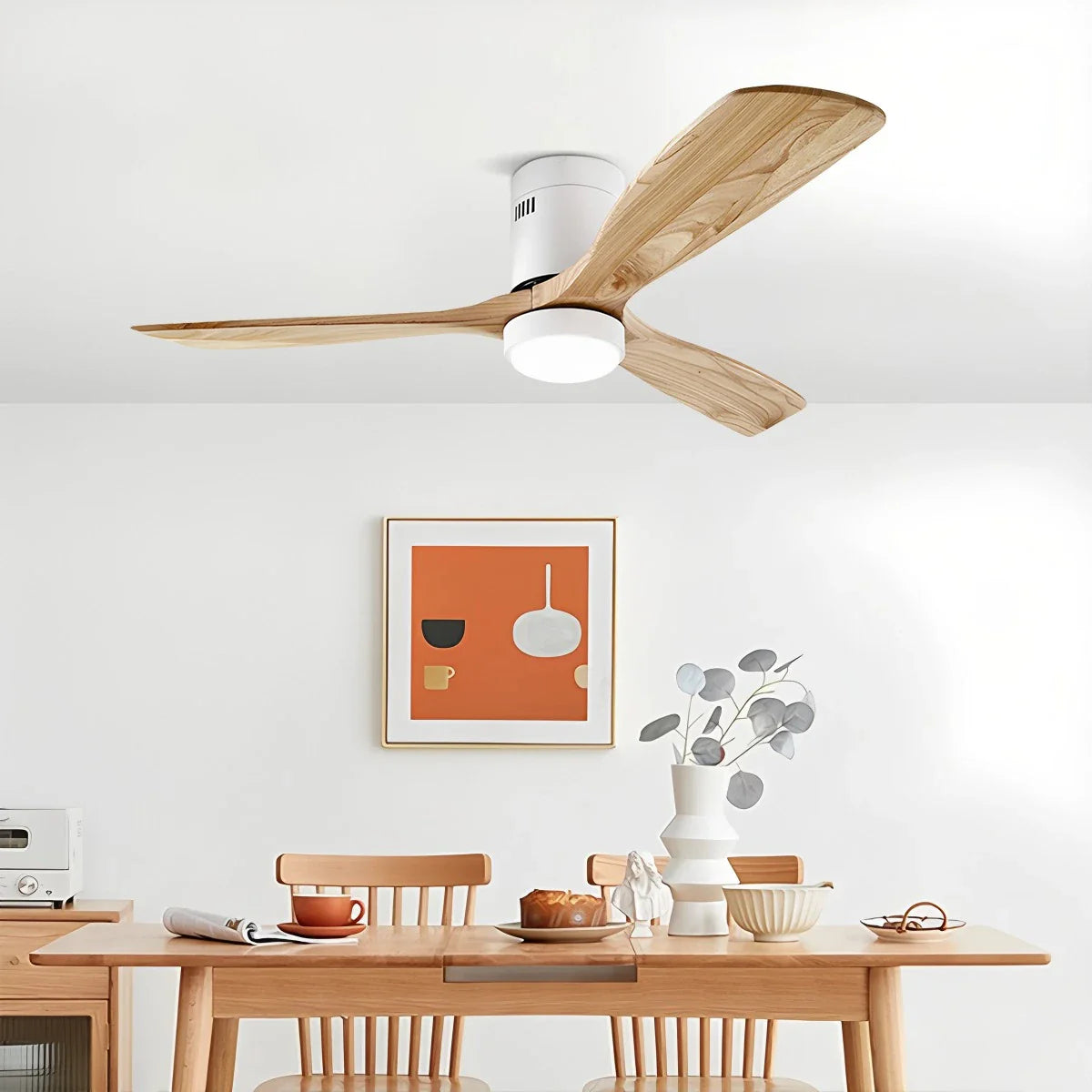 Deckenventilatorlampe im Mid-Century Modern Stil (Hugger)