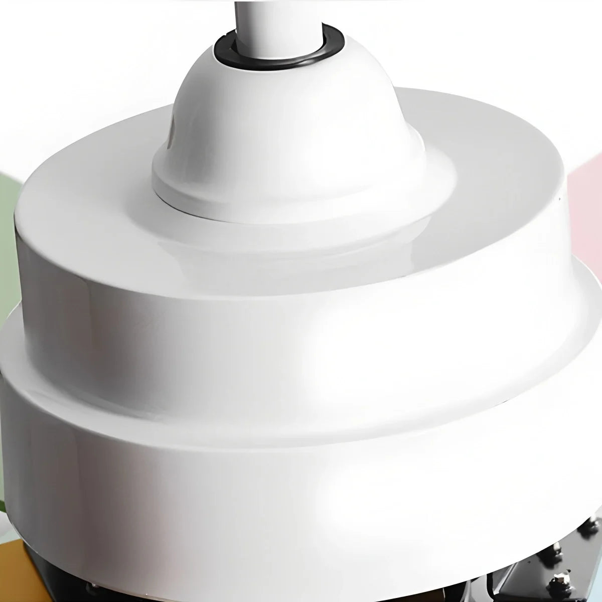 Nordische Bunte Blatt Deckenventilator-Leuchte