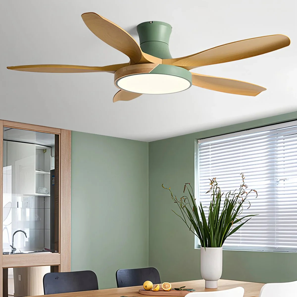 Nordic 5-Flügel LED Deckenventilator mit Beleuchtung
