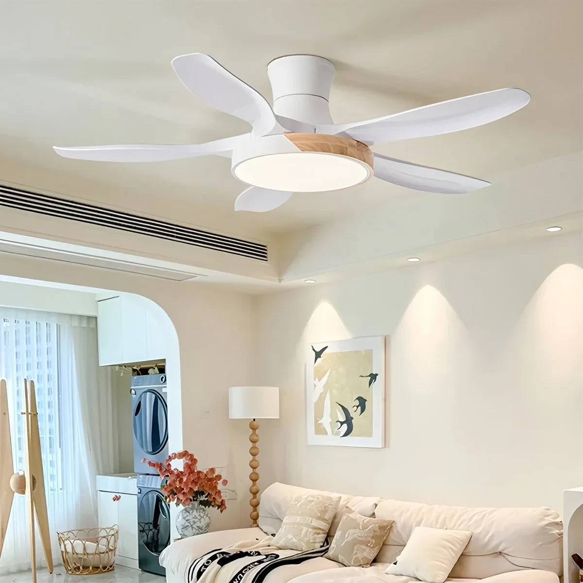Nordic 5-Flügel LED Deckenventilator mit Beleuchtung