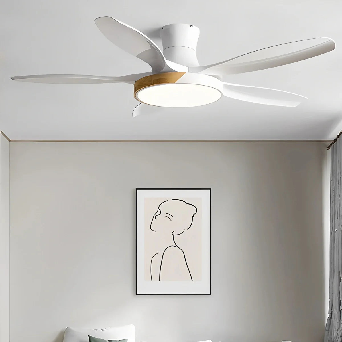 Nordic 5-Flügel LED Deckenventilator mit Beleuchtung