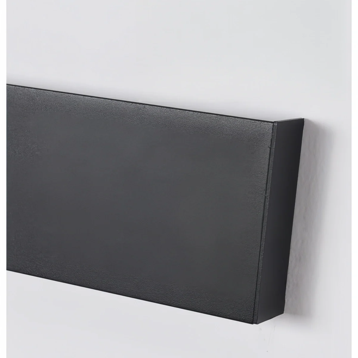 Minimalist Linear Black Outdoor Wall Lamp Sensor
