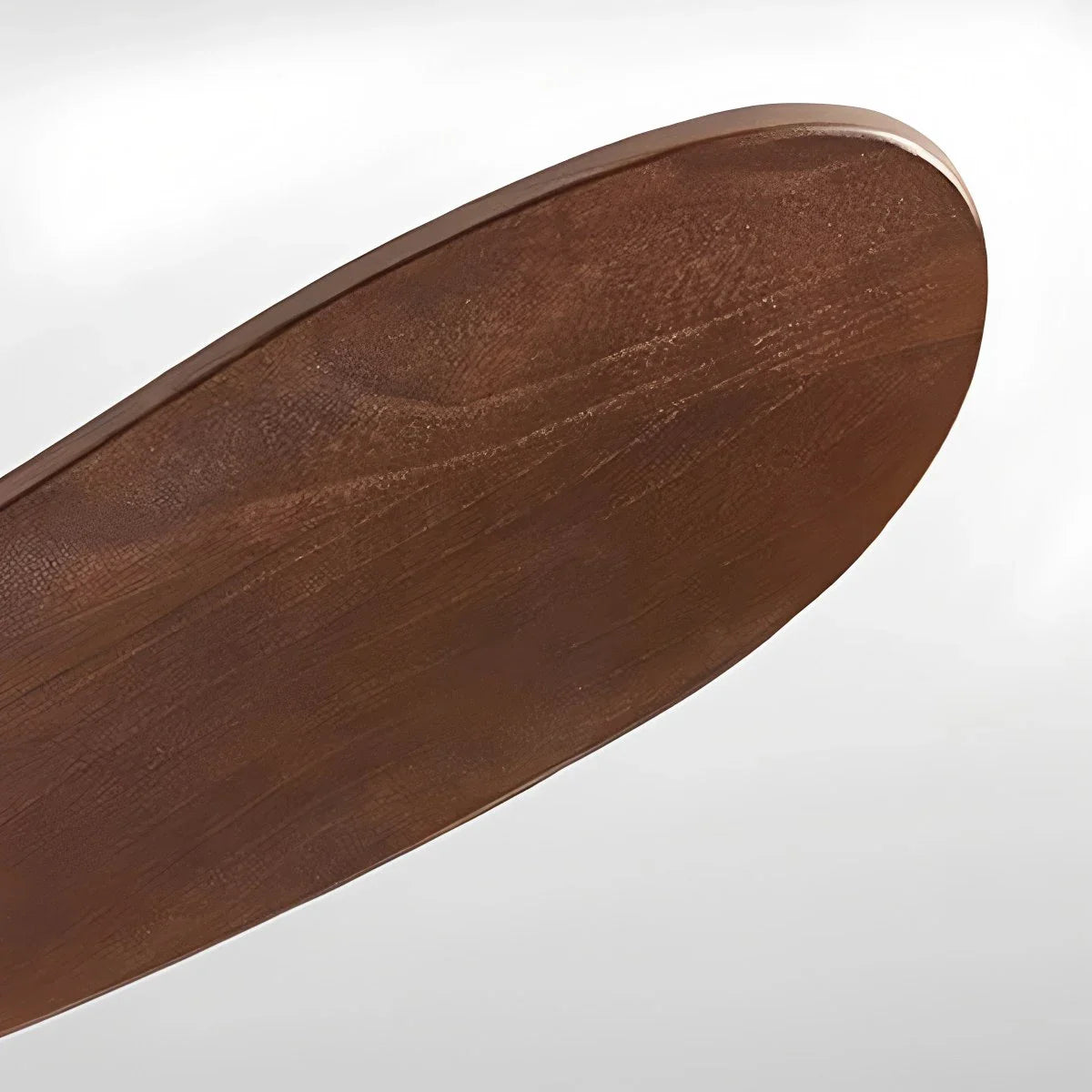 5-flammige Holz-Deckenventilatorleuchte