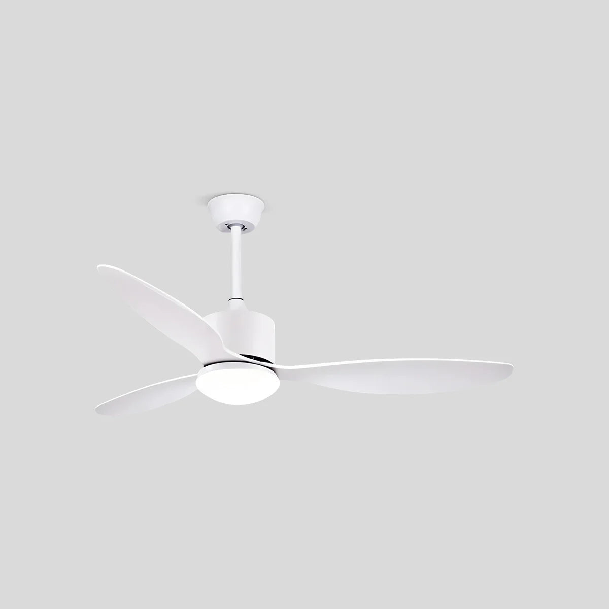 Antizer 3 Blade Modern Ceiling Fan with Light Style A White