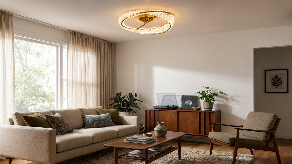 Kristall-Deckenleuchte für moderne Wohn- und Schlafzimmer