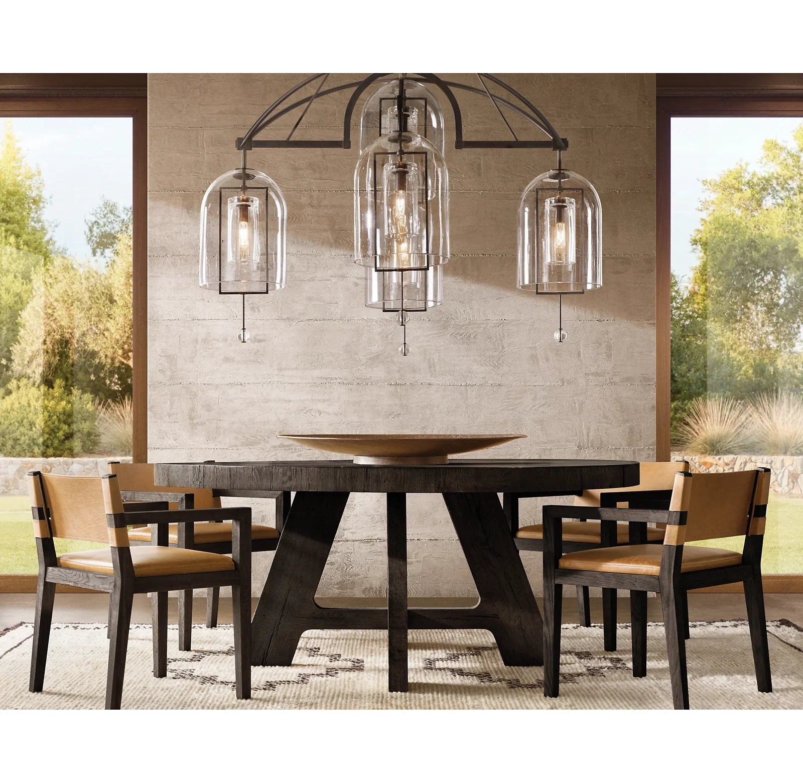 Bell Glass Chandelier - Fulcrum