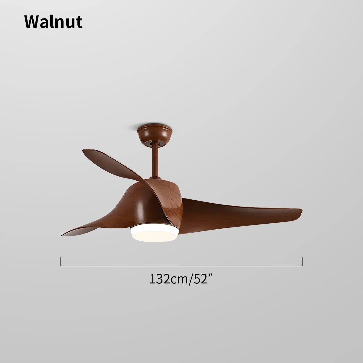 Propeller-Deckenventilatorleuchte für das Esszimmer