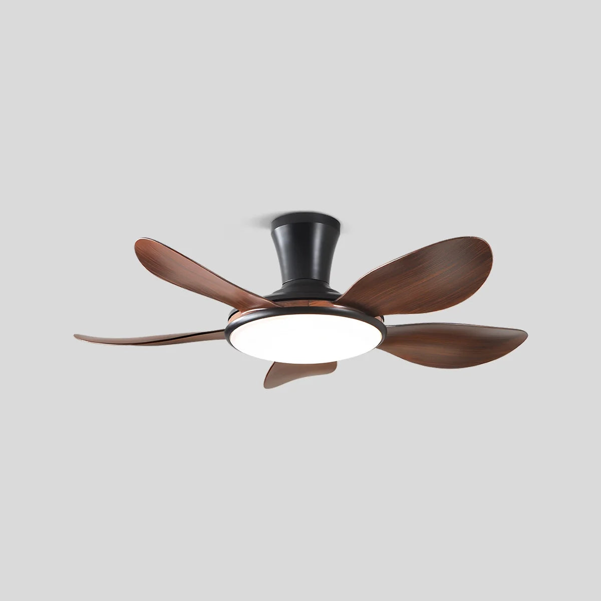 Leise ferngesteuerte LED-Deckenleuchte mit Ventilator