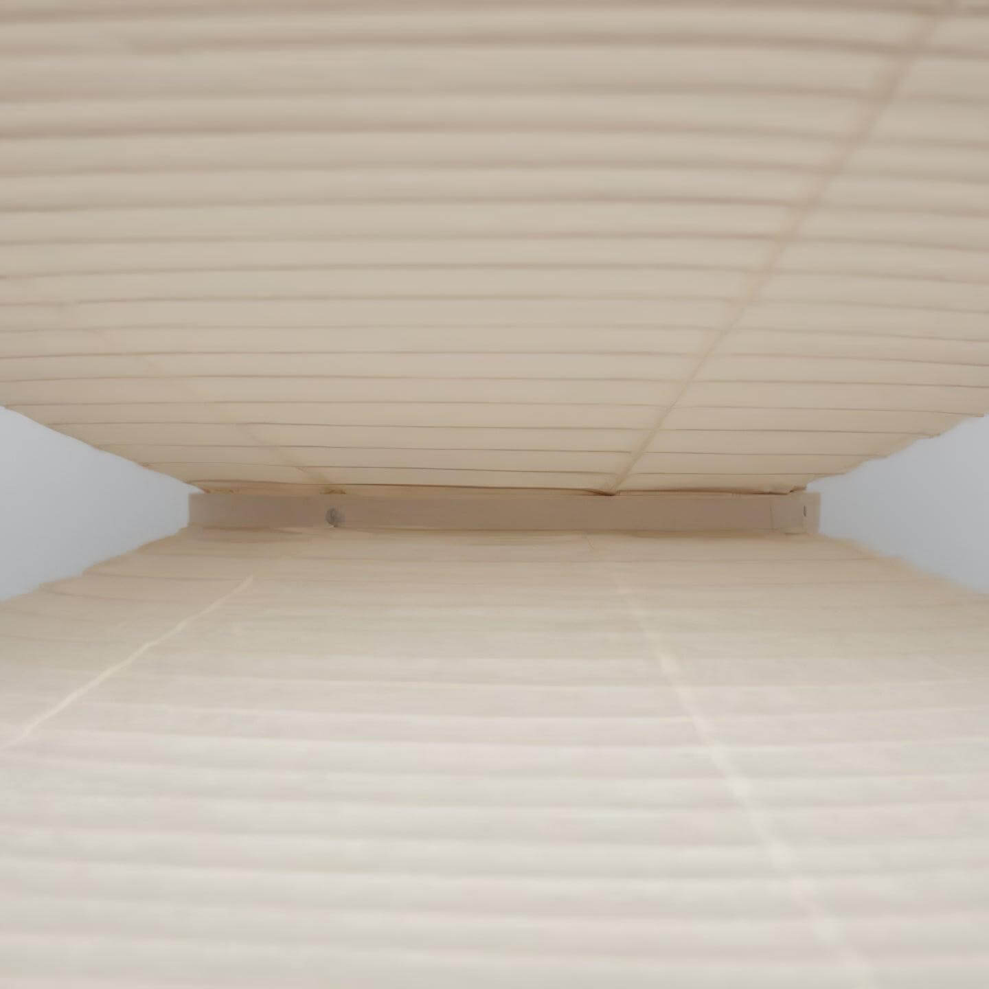 Hängeleuchte mit Washi-Papierecken