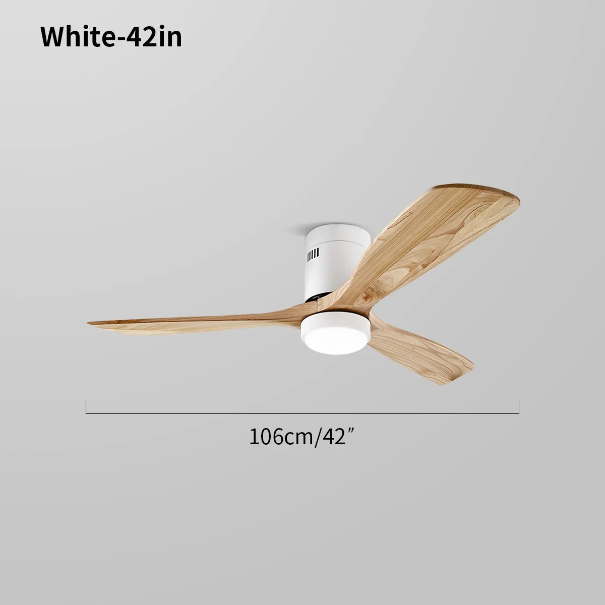 Deckenventilatorlampe im Mid-Century Modern Stil (Hugger)