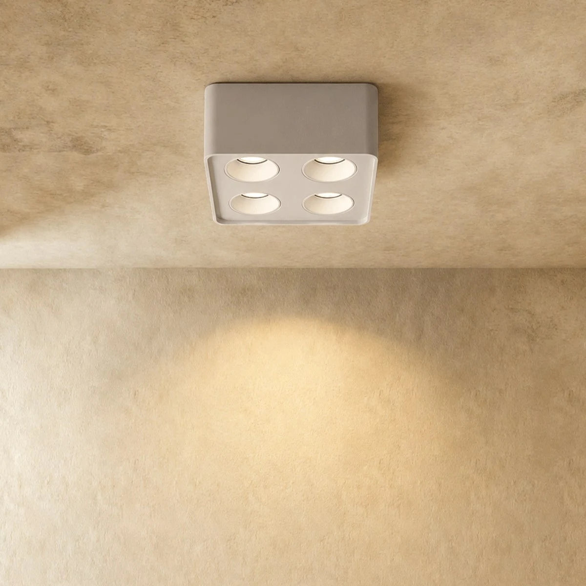 Quadratischer kardanischer Downlight