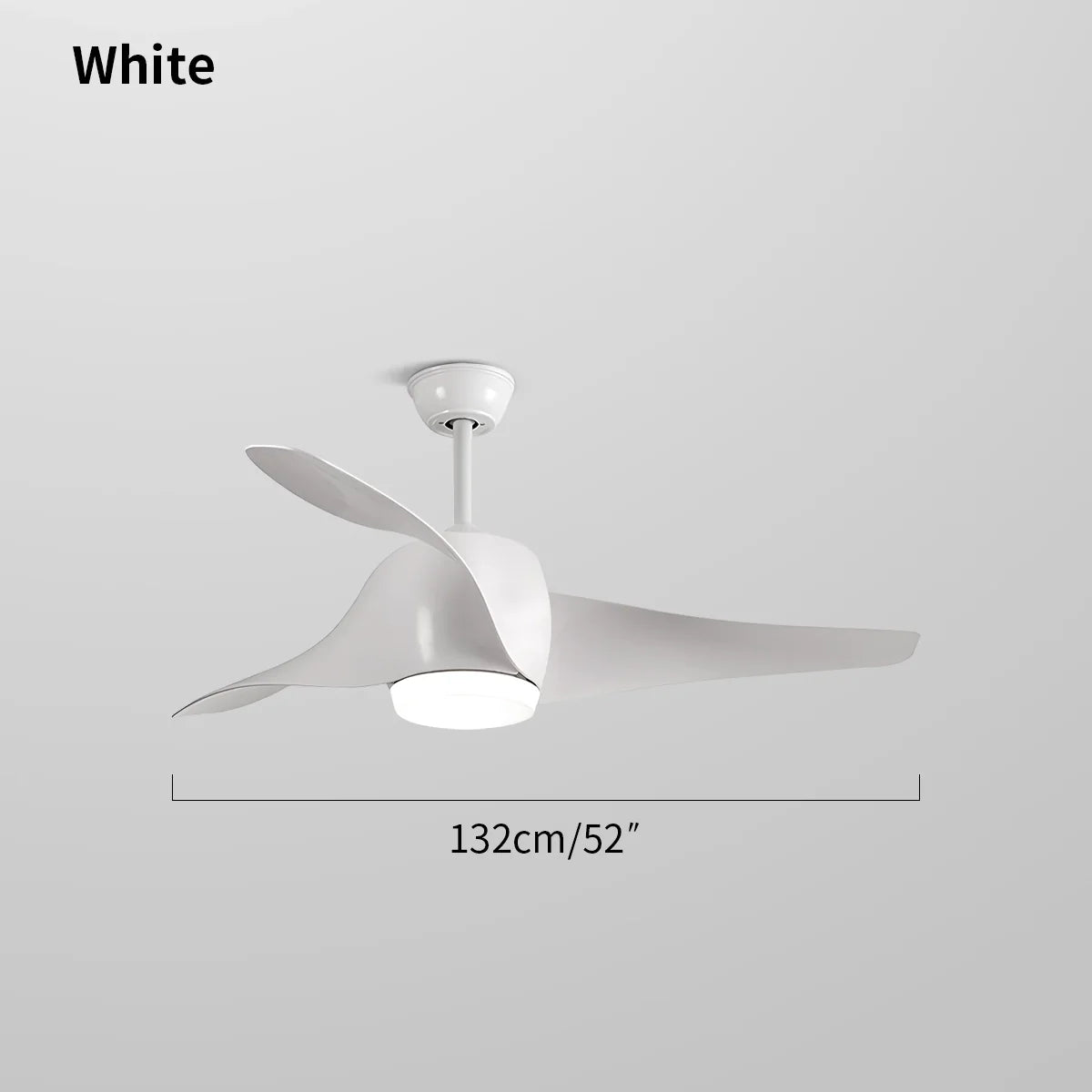 Propeller-Deckenventilatorleuchte für das Esszimmer
