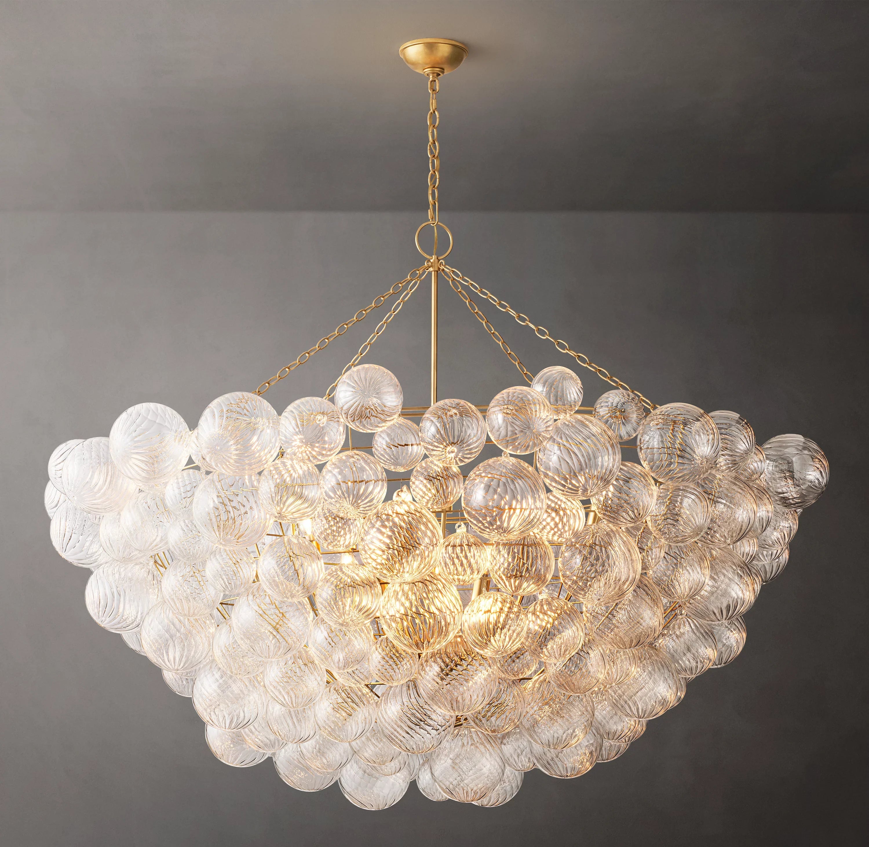 Glass bubble Chandelier - Talia