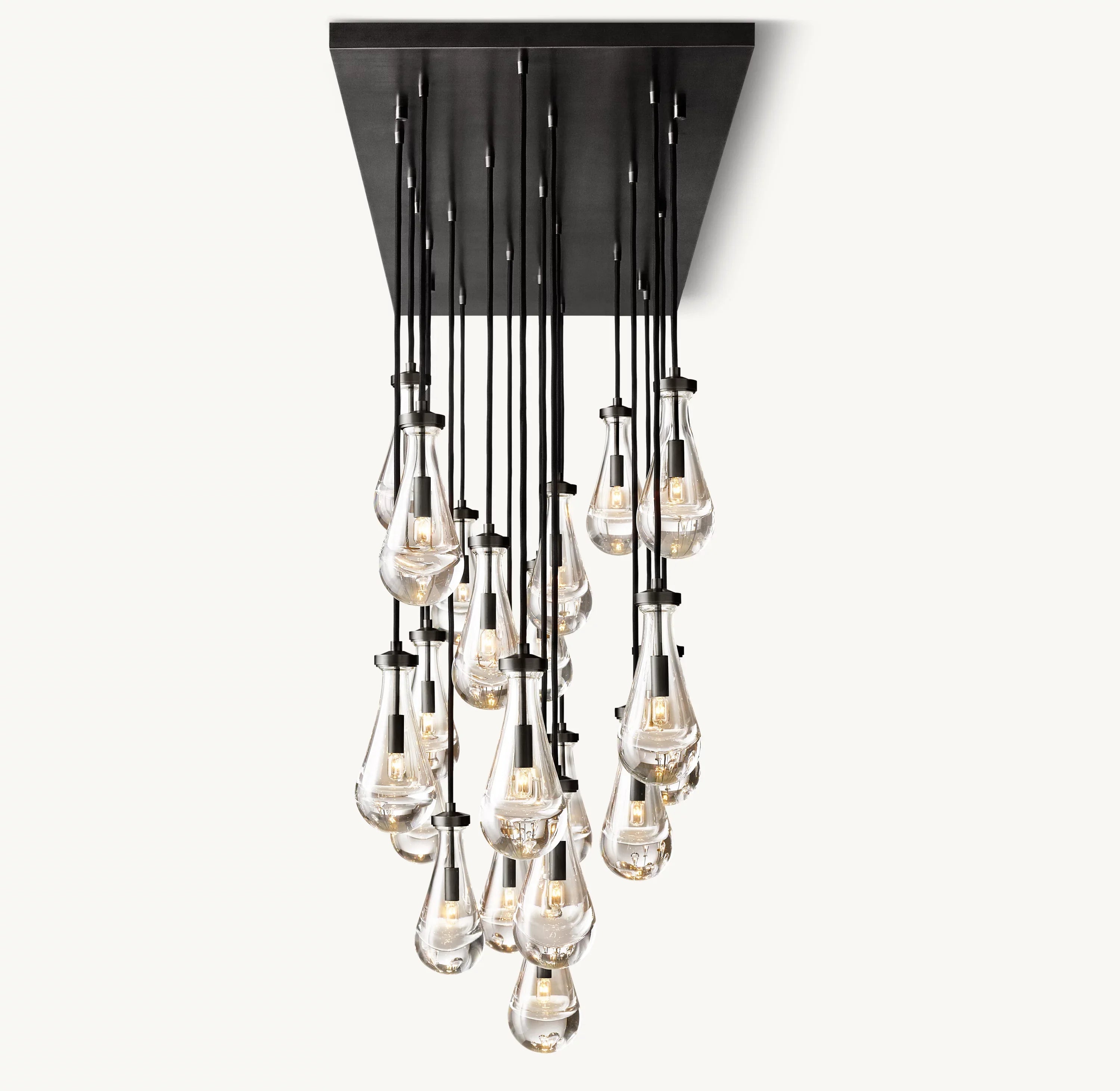 Raindrop Linear Chandelier – Ava
