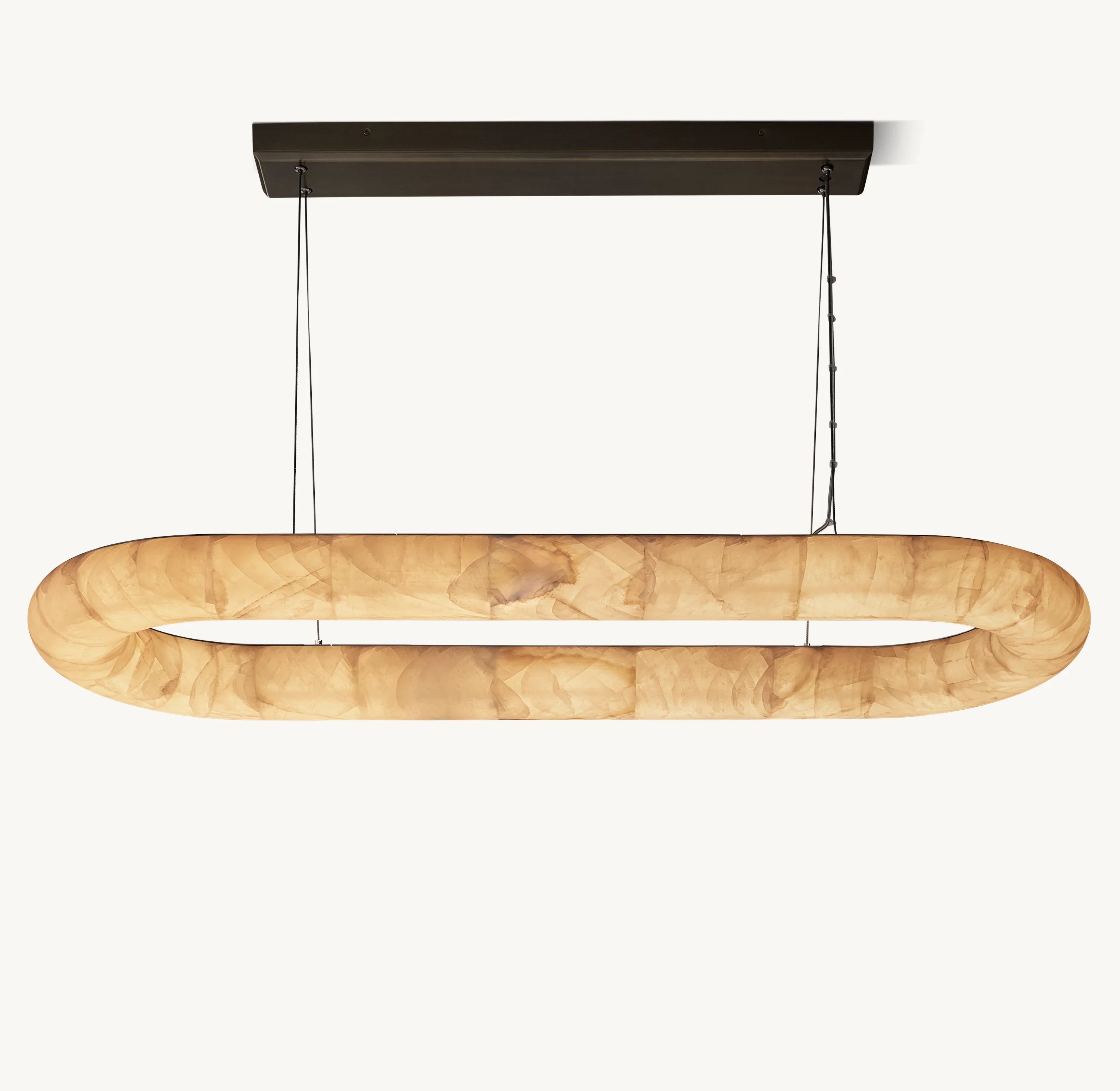 Lisse Linear Alabaster Chandelier - Rivage