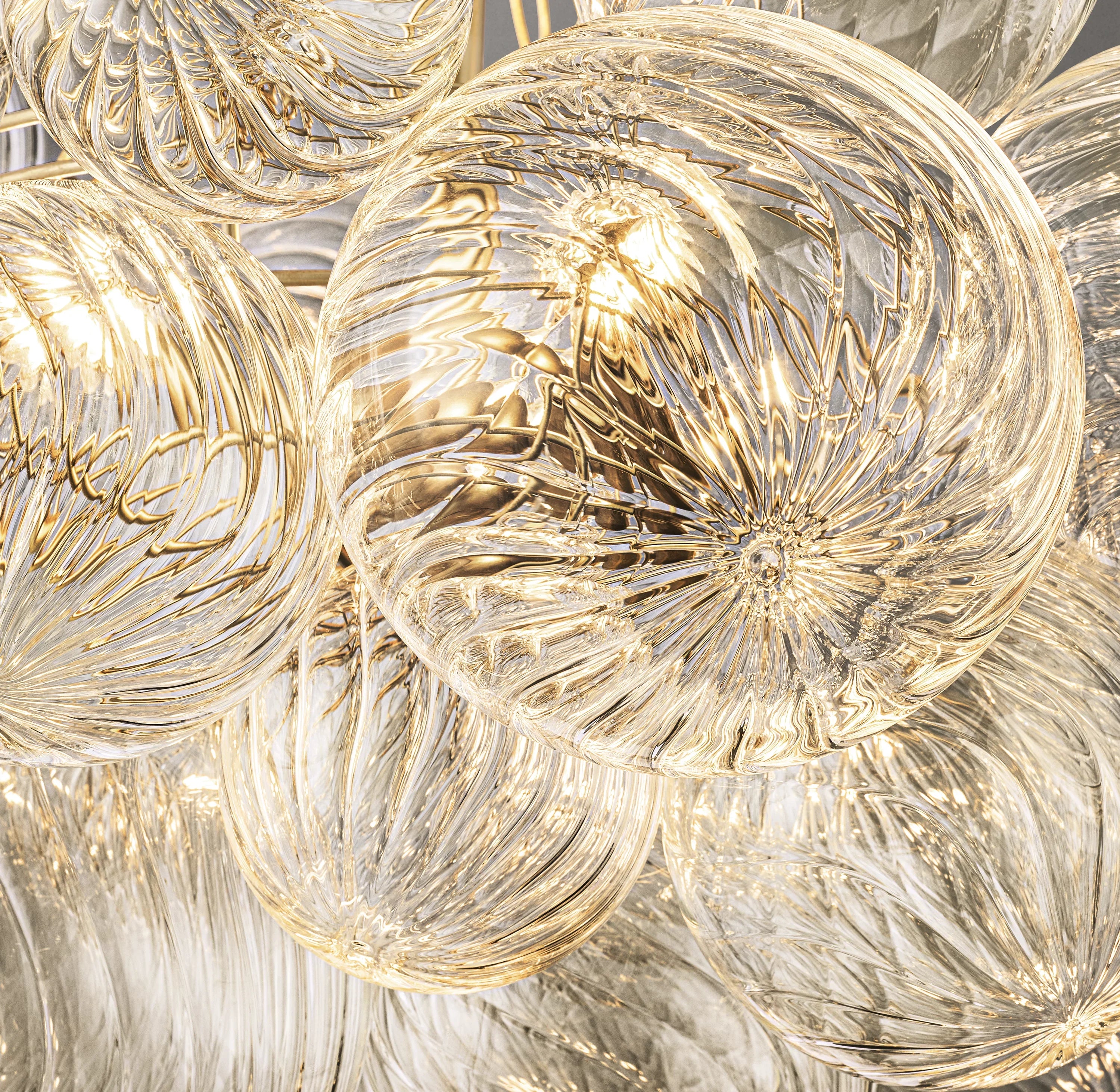 Glass bubble Chandelier - Talia