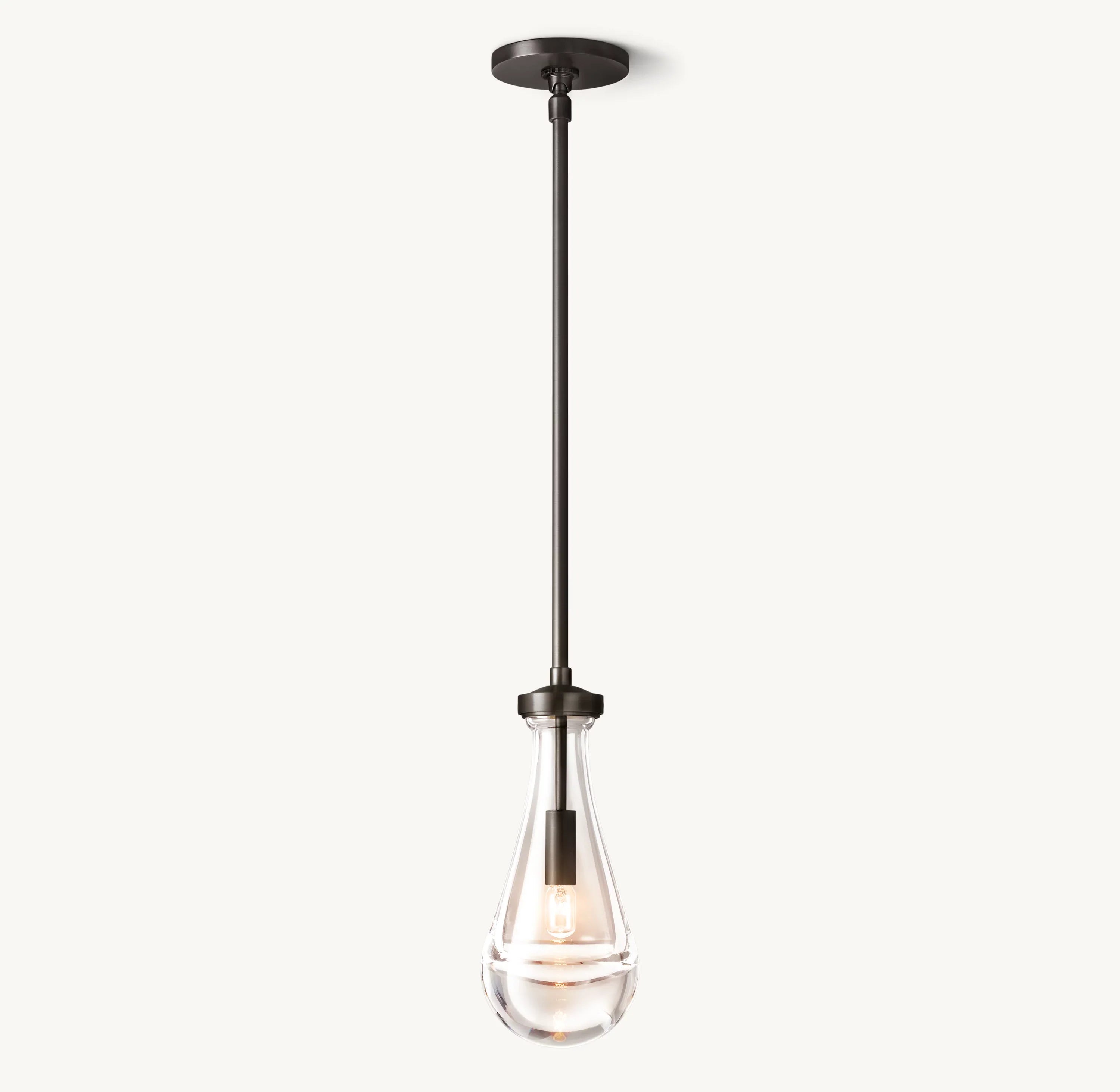 Raindrop Glass Pendant Light – Ava