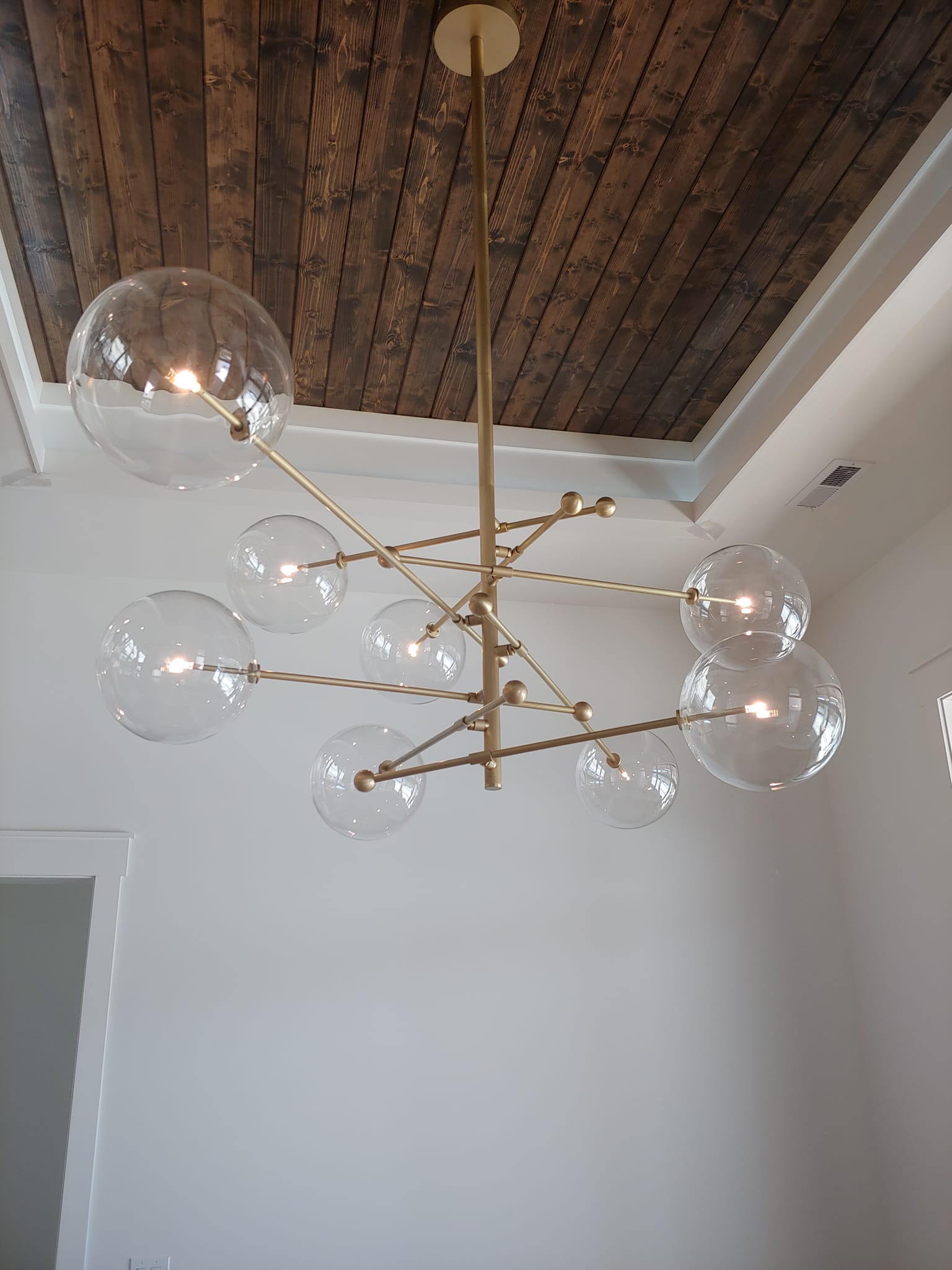 Sputnik Globe Glass Chandelier - Mobile