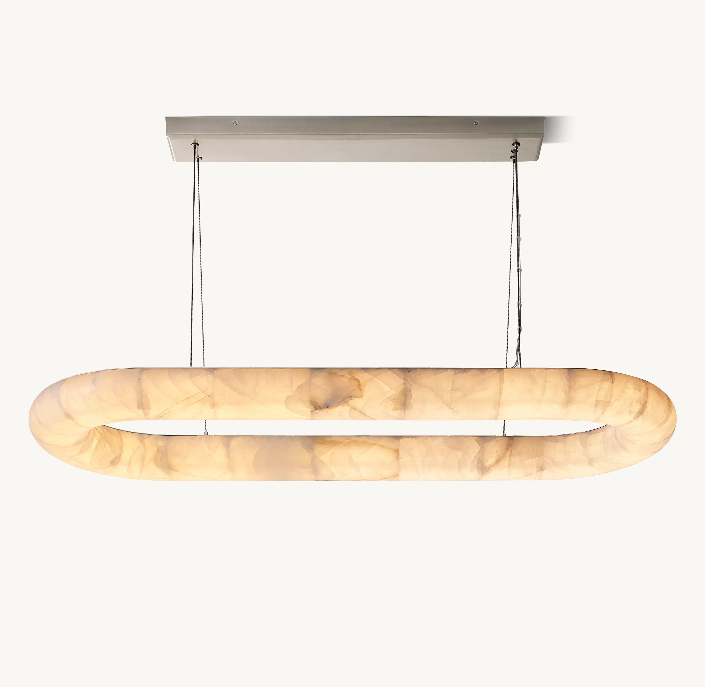 Lisse Linear Alabaster Chandelier - Rivage