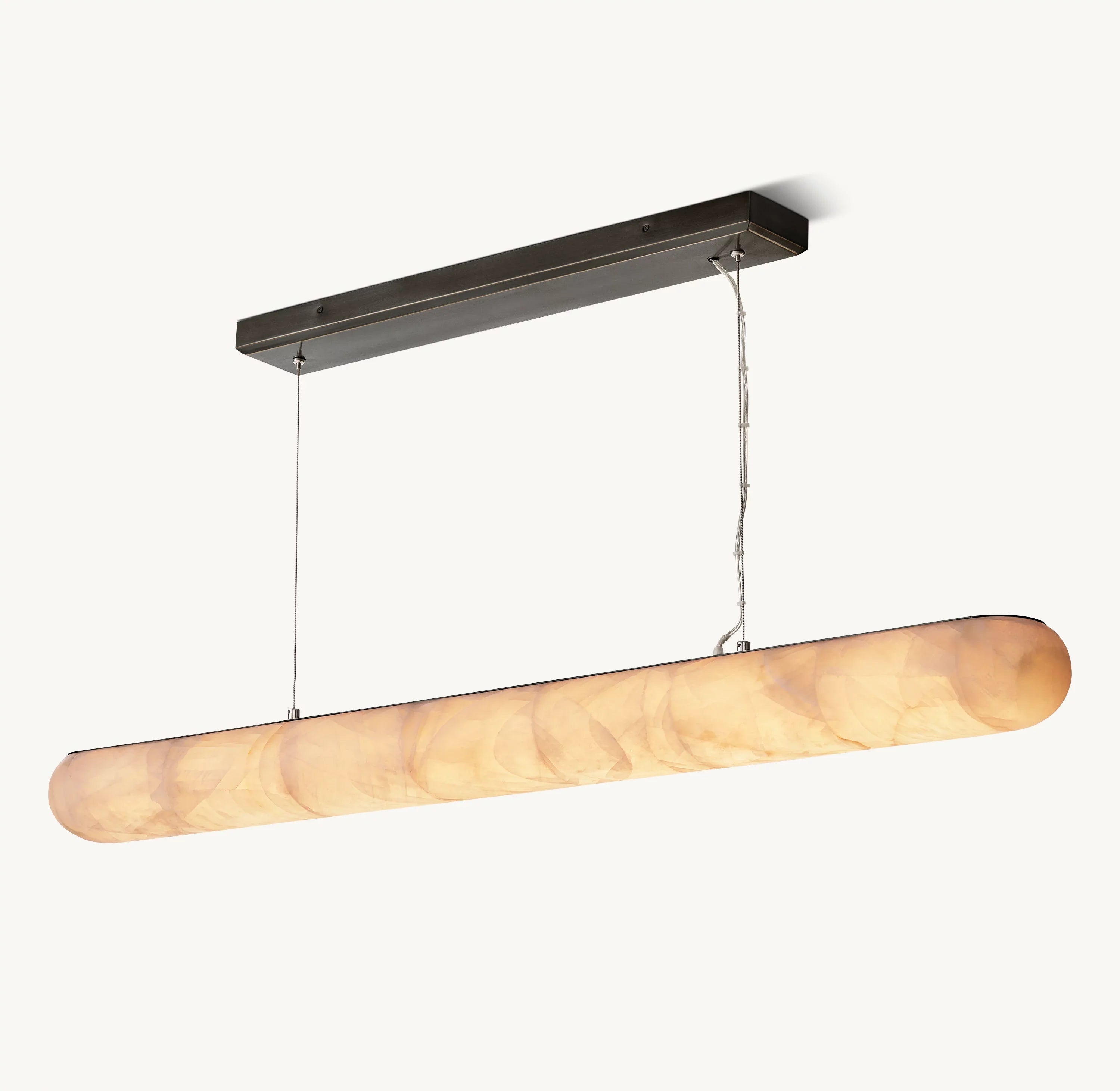 Lisse Linear Alabaster Chandelier - Rivage