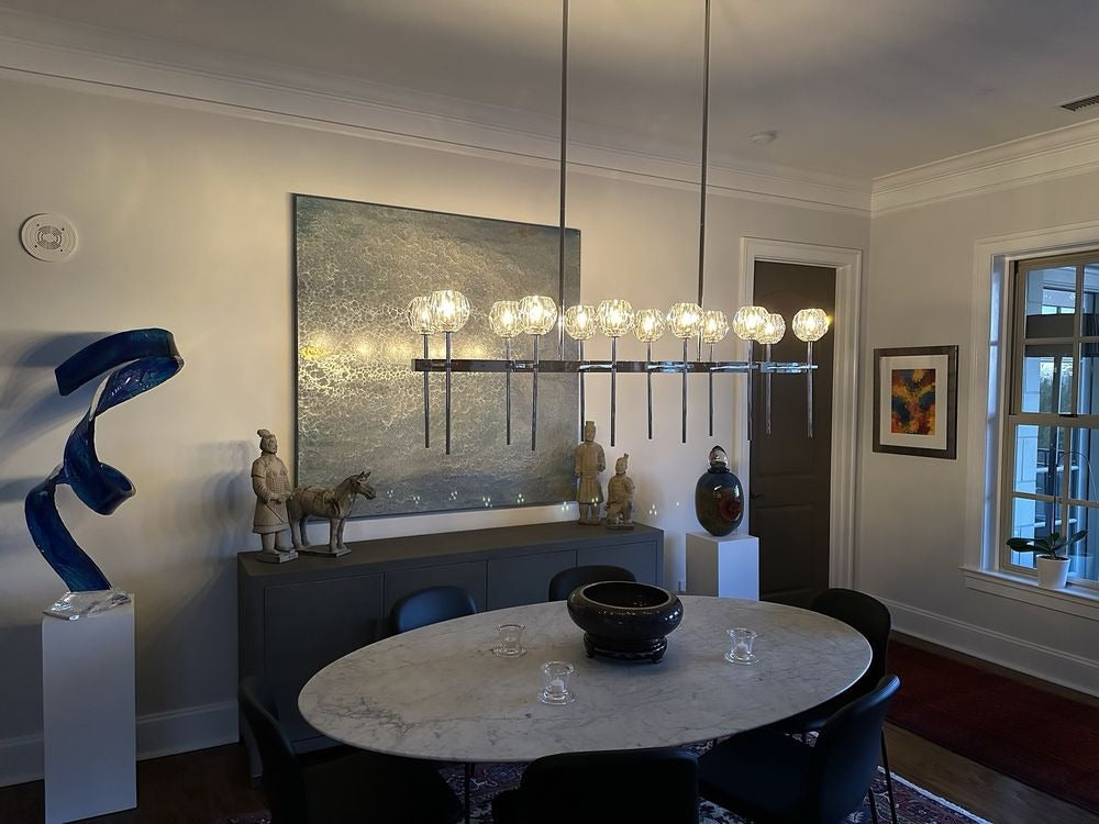 Crystal Linear Chandelier – Boule