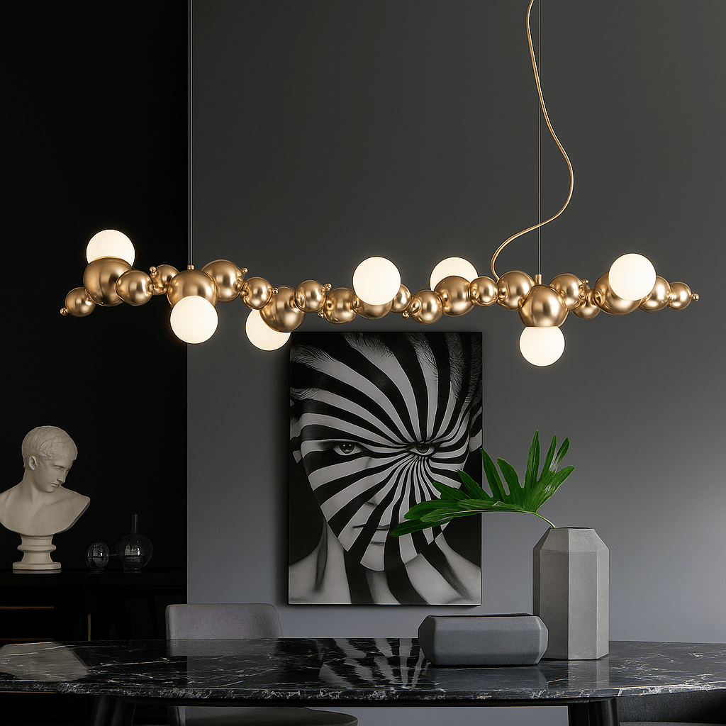 Molecules Chandelier
