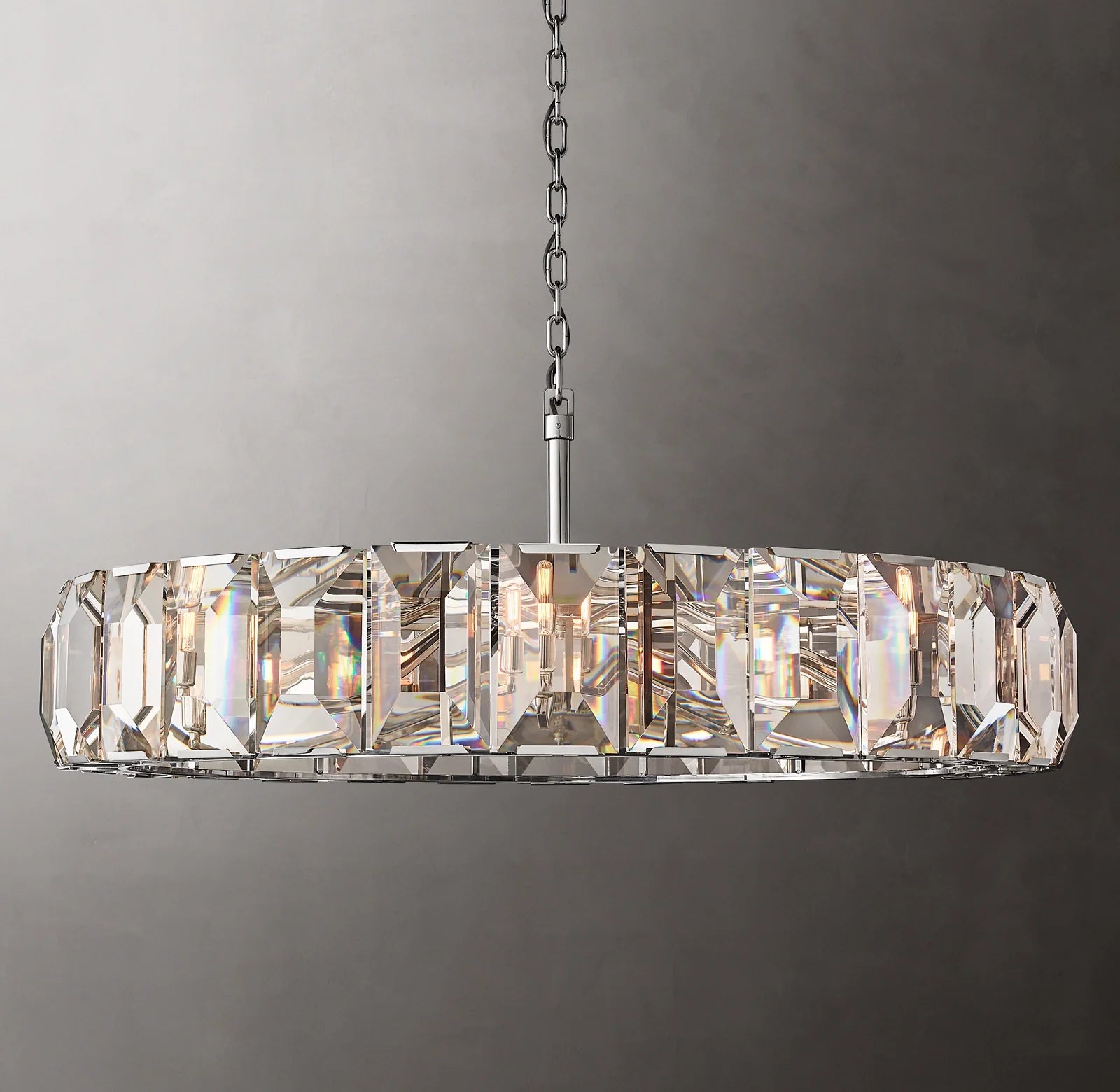 Crystal Round Chandelier – Harlow