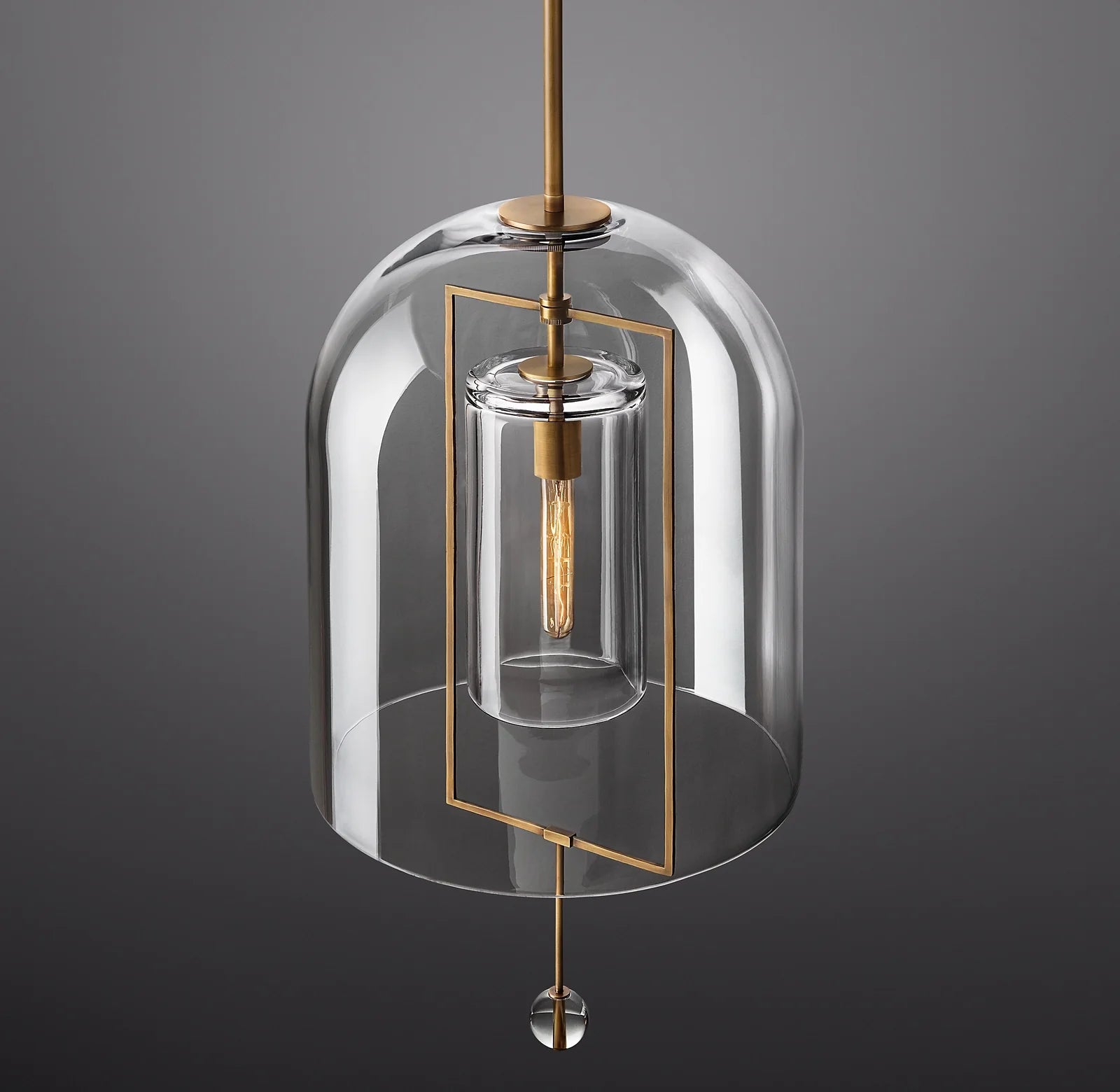 Bell Glass Pendant Light - Fulcrum