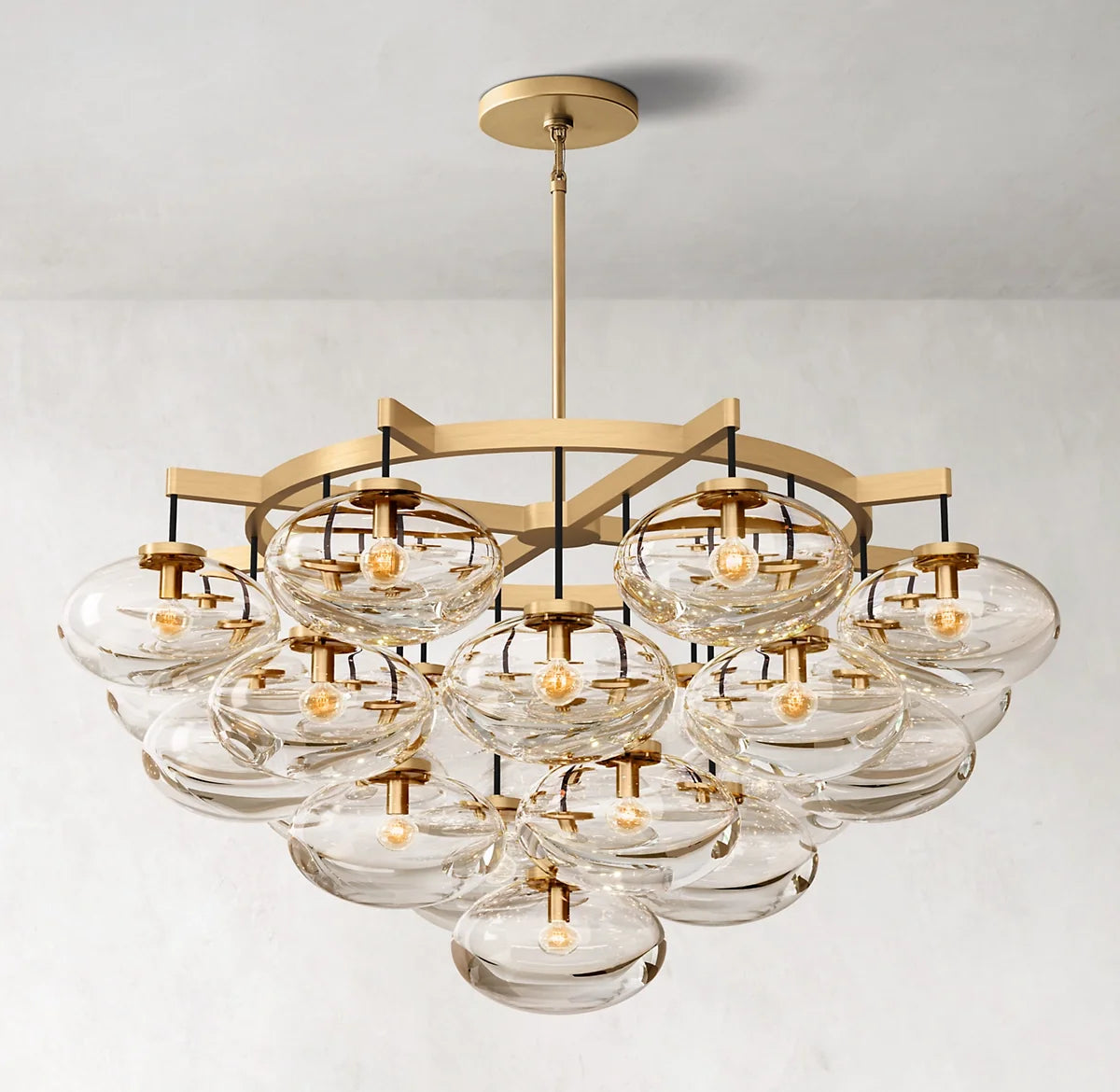 Globe Glass Cluster Chandelier - Cabrette