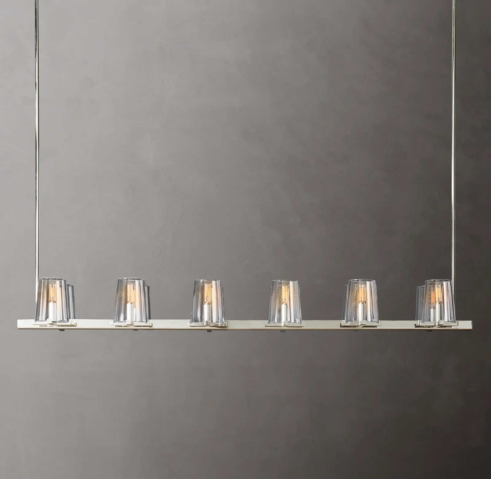 Hurricane Candle Linear Chandelier - Pauillac